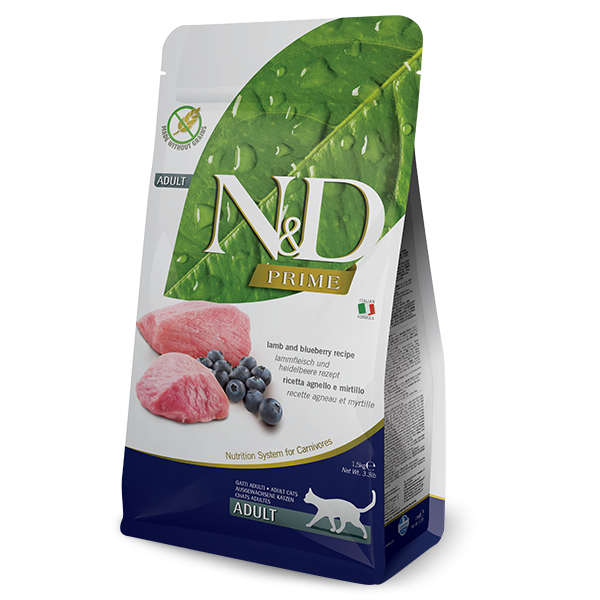 N&D PRIME TAHILSIZ KUZU & YABAN MERSİNİ YETİŞKİN 1,5kg